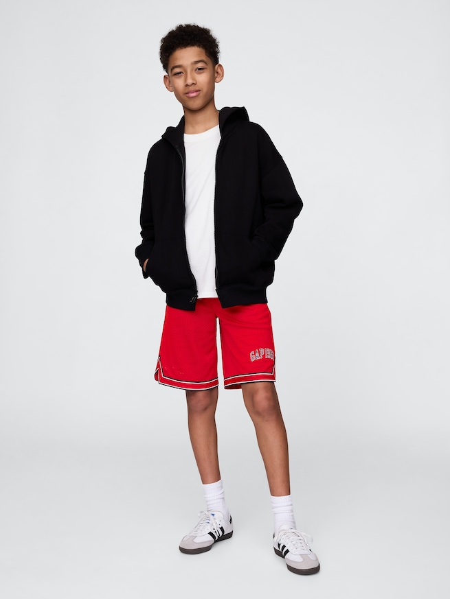 GapFit 8.5インチ メッシュ プルオン ショートパンツ (キッズ)-0