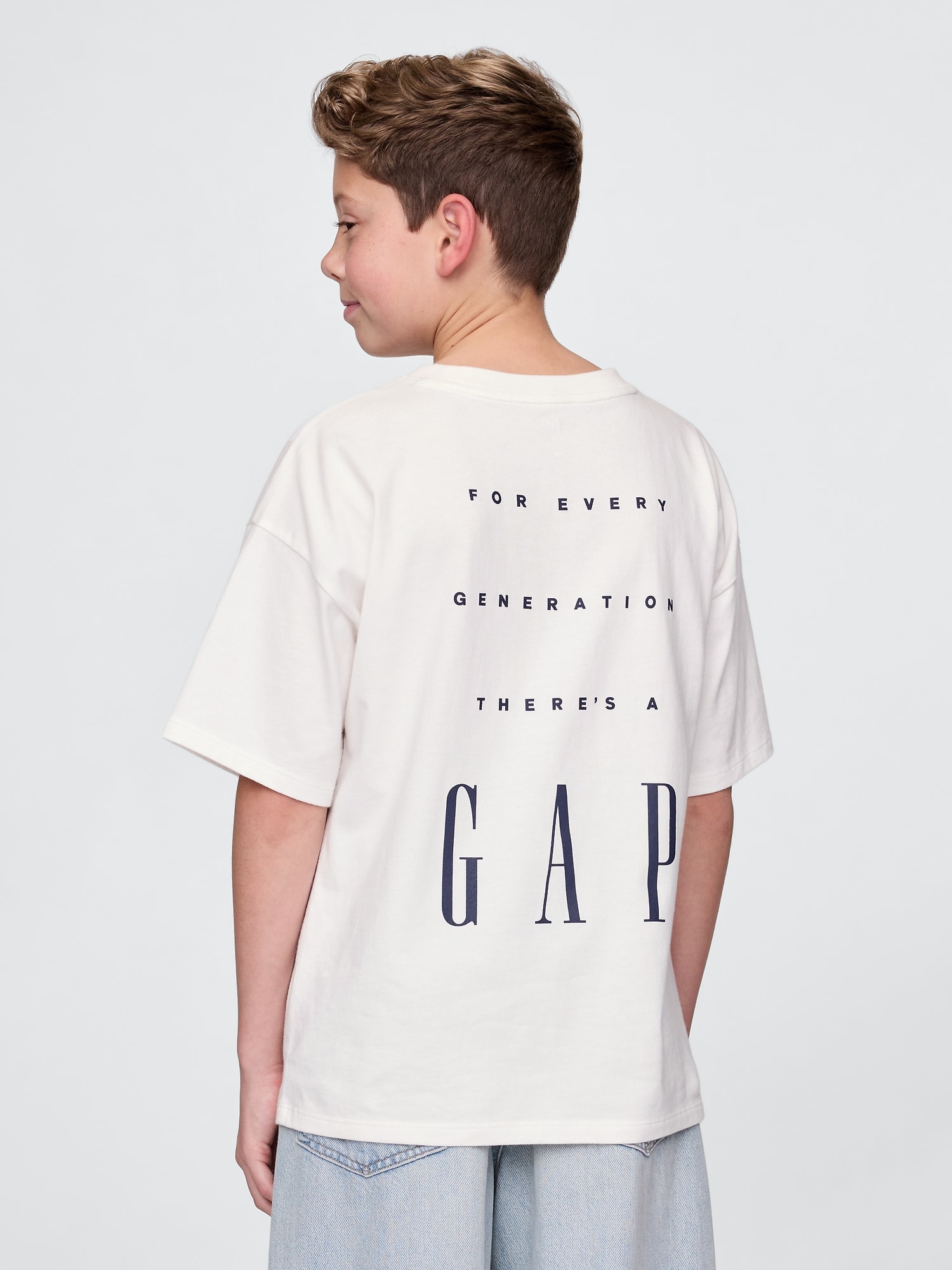 Gapロゴ ポケット Tシャツ (キッズ)