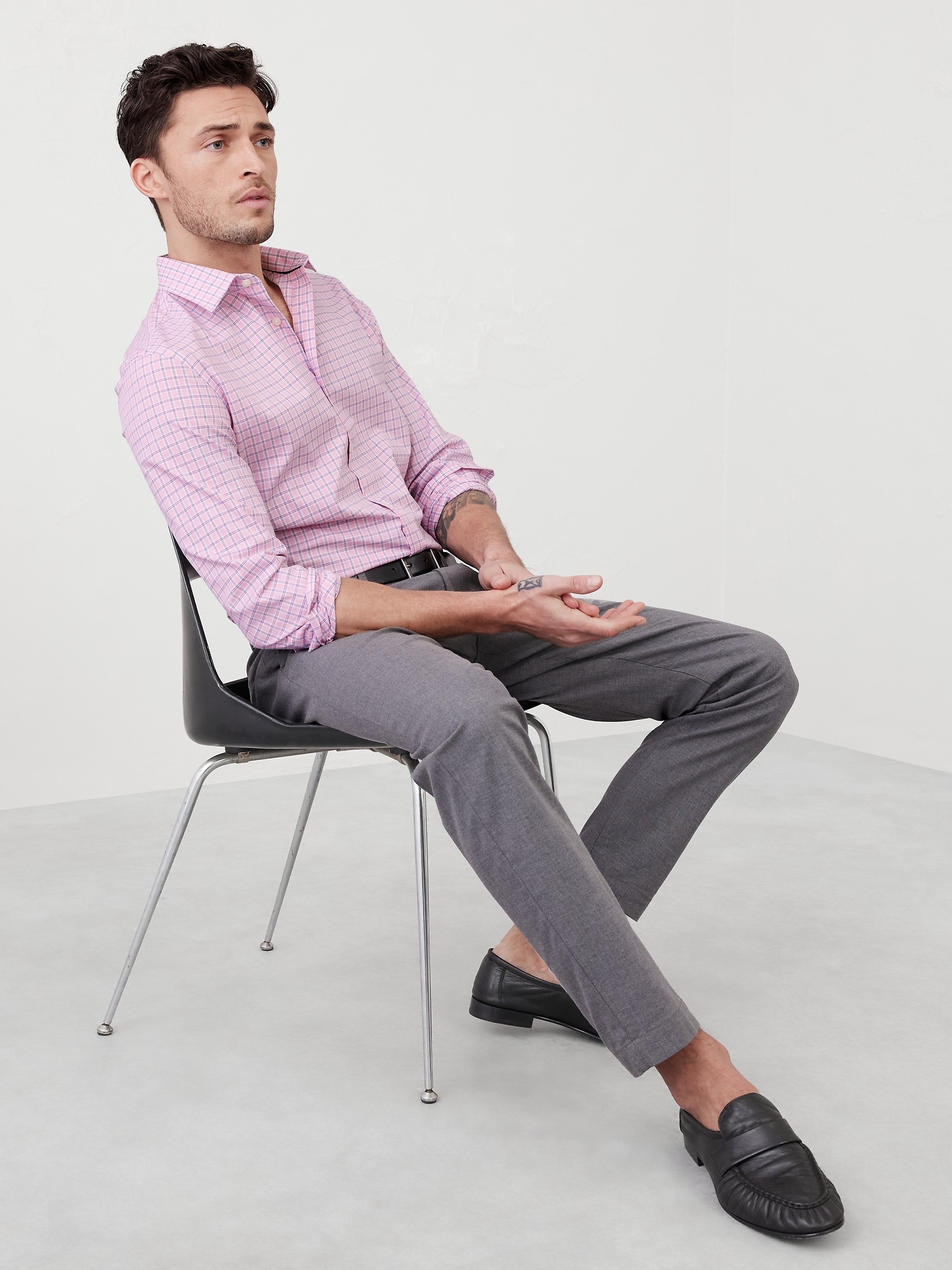 Athletic-Fit Dress Shirt | Banana Republic Factory