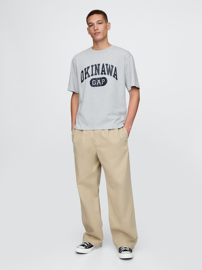 OKINAWA GAPロゴTシャツ-1