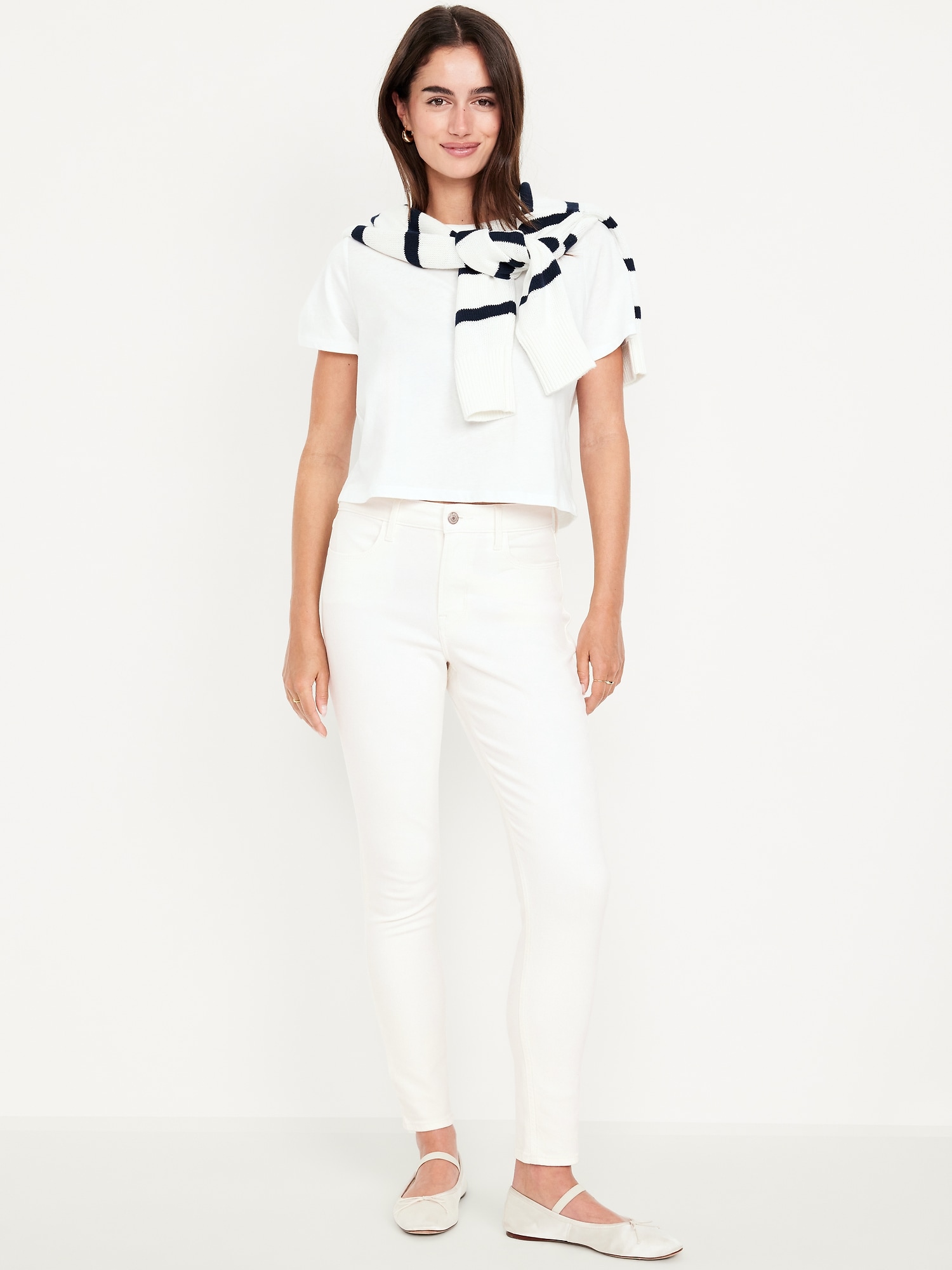 High-Waisted Wow Skinny Jeans