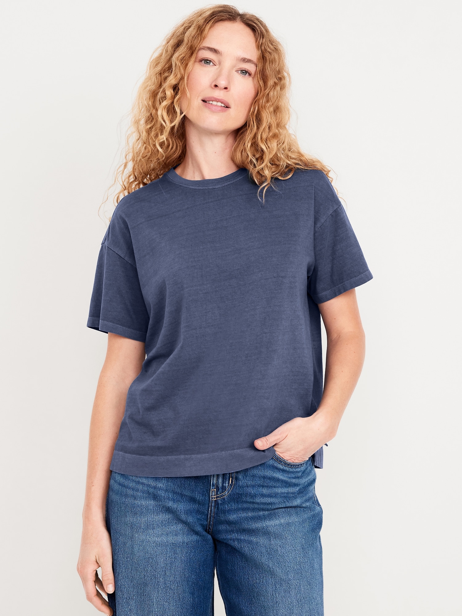 T-SHIRT RAS DU COU VINTAGE POUR FEMME