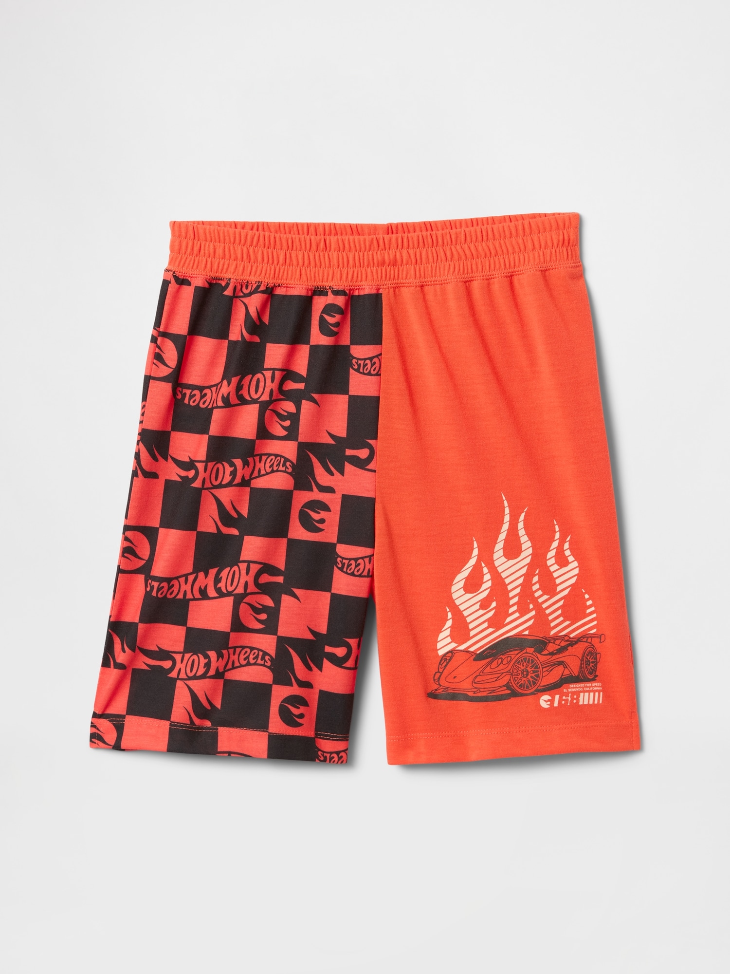 Kids Hot Wheels Recycled PJ Shorts