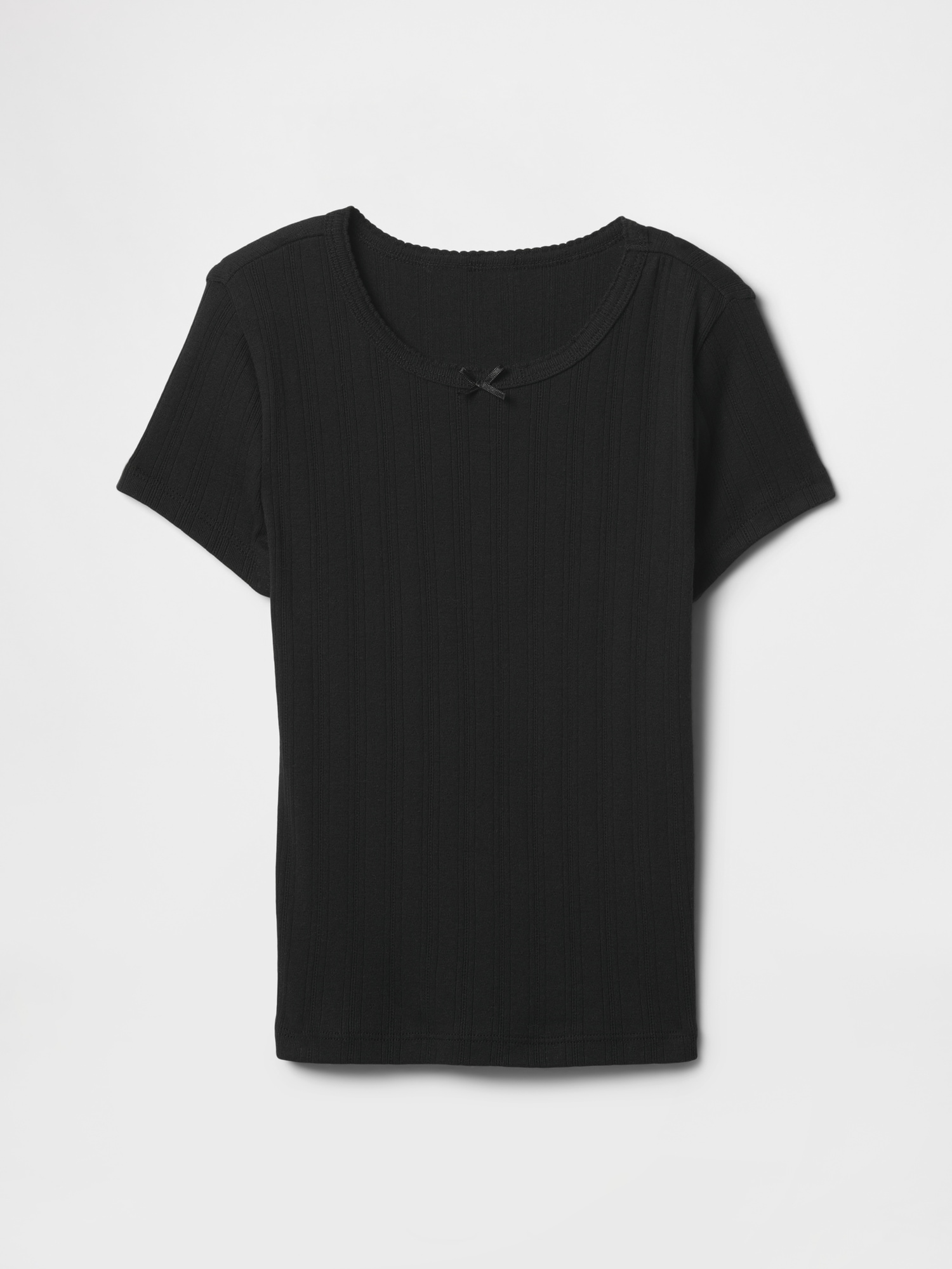 Kids ribbed t-shirt