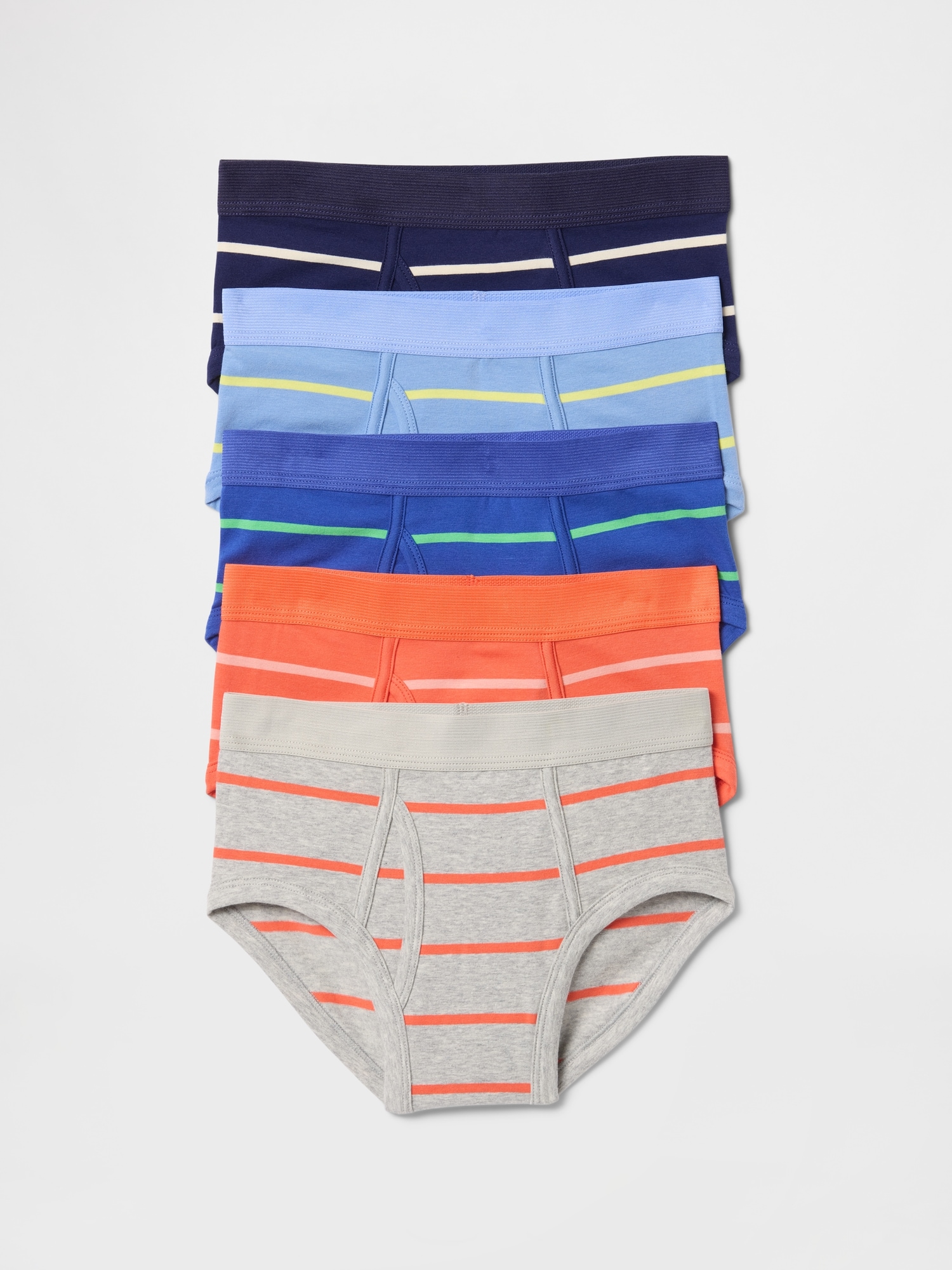 Kids Organic Cotton Briefs (5-Pack)
