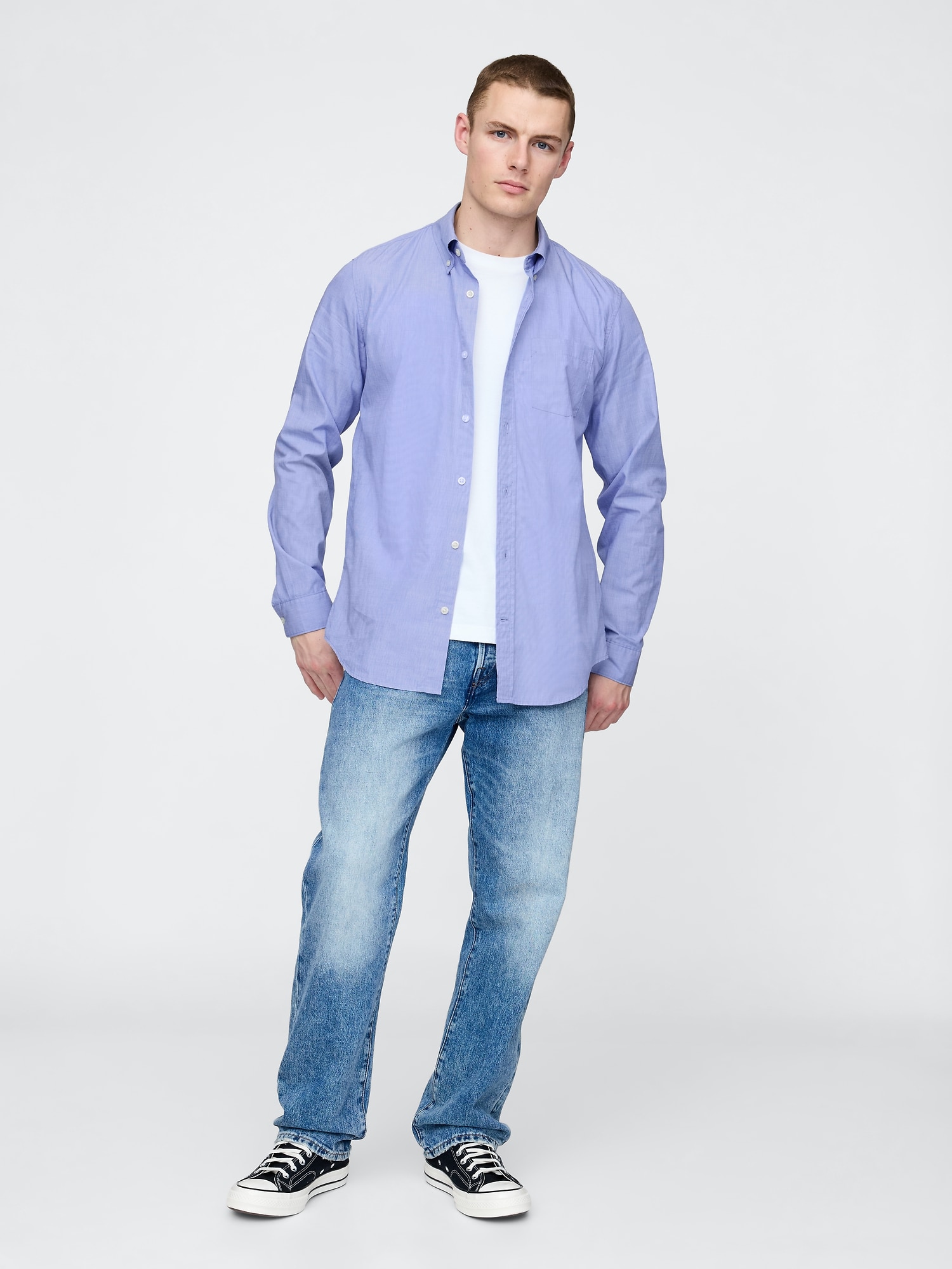 Organic Cotton Poplin Classic Shirt