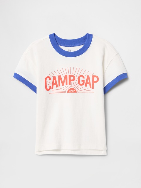 T-SHIRT À IMPRIMÉ « CAMP GAP » POUR BÉBÉ ET TOUT-PETIT
