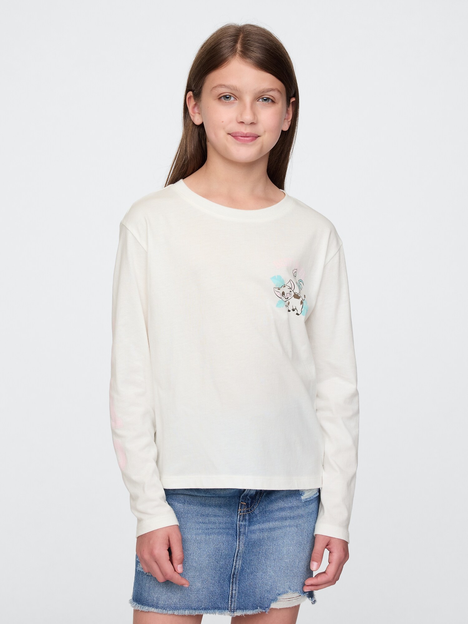 Gap × ディズニー モアナ グラフィックTシャツ (キッズ)-1