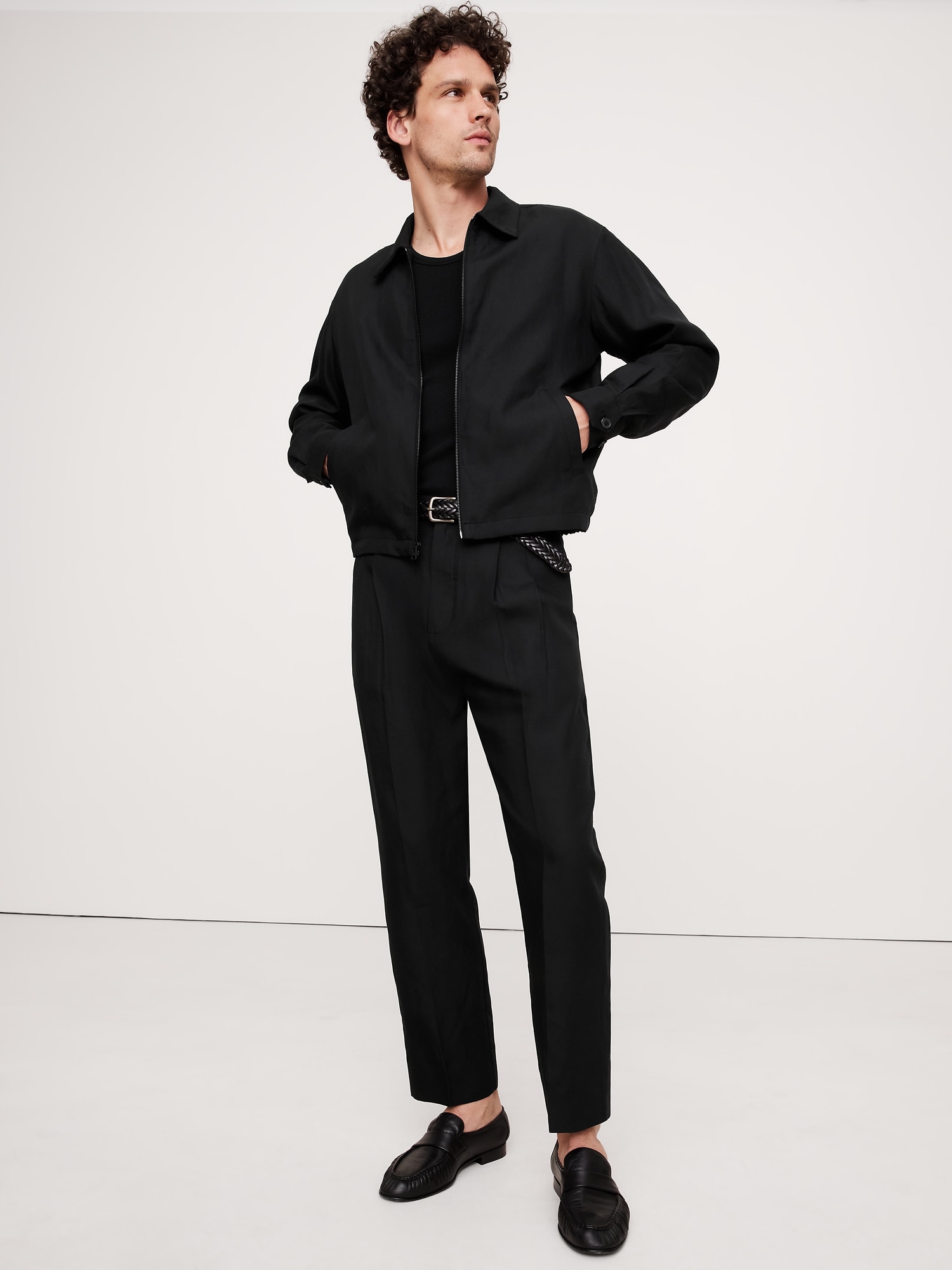 VESTE DE MÉCANO EN LIN ET TENCEL™