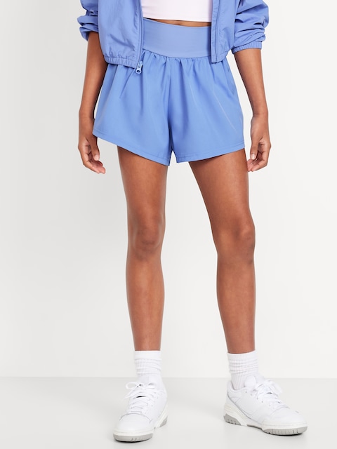 SHORT STRETCHTECH PERFORMANCE À TAILLE HAUTE POUR FILLE