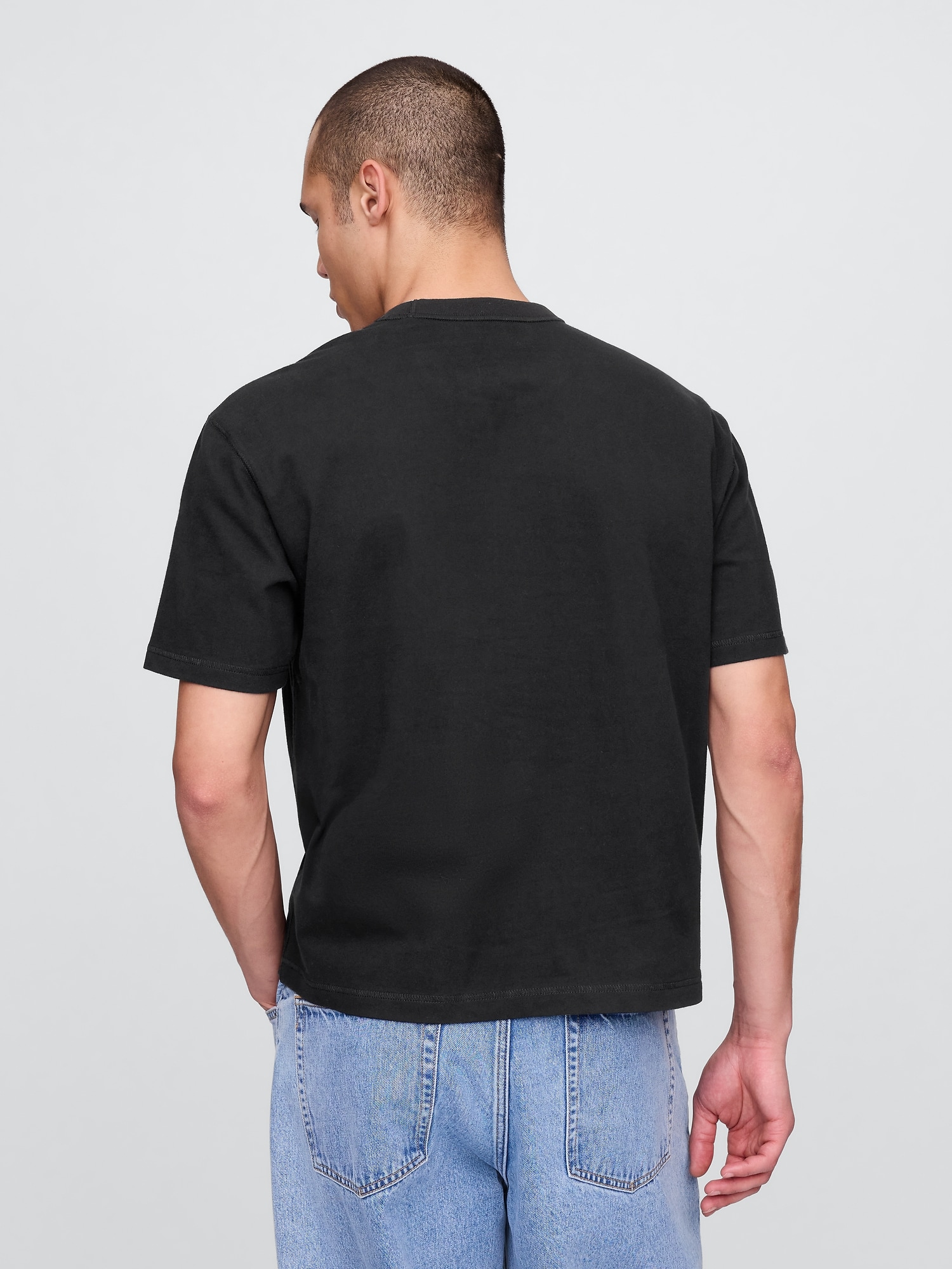 ヘビーウェイト クロップドTシャツ-2