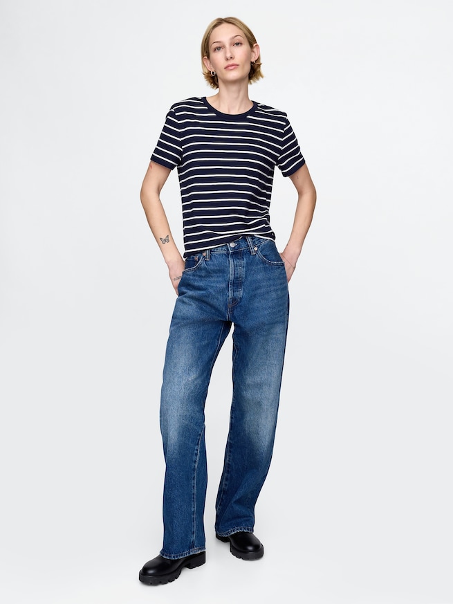 オーガニックコットン ヴィンテージソフト Tシャツ-1