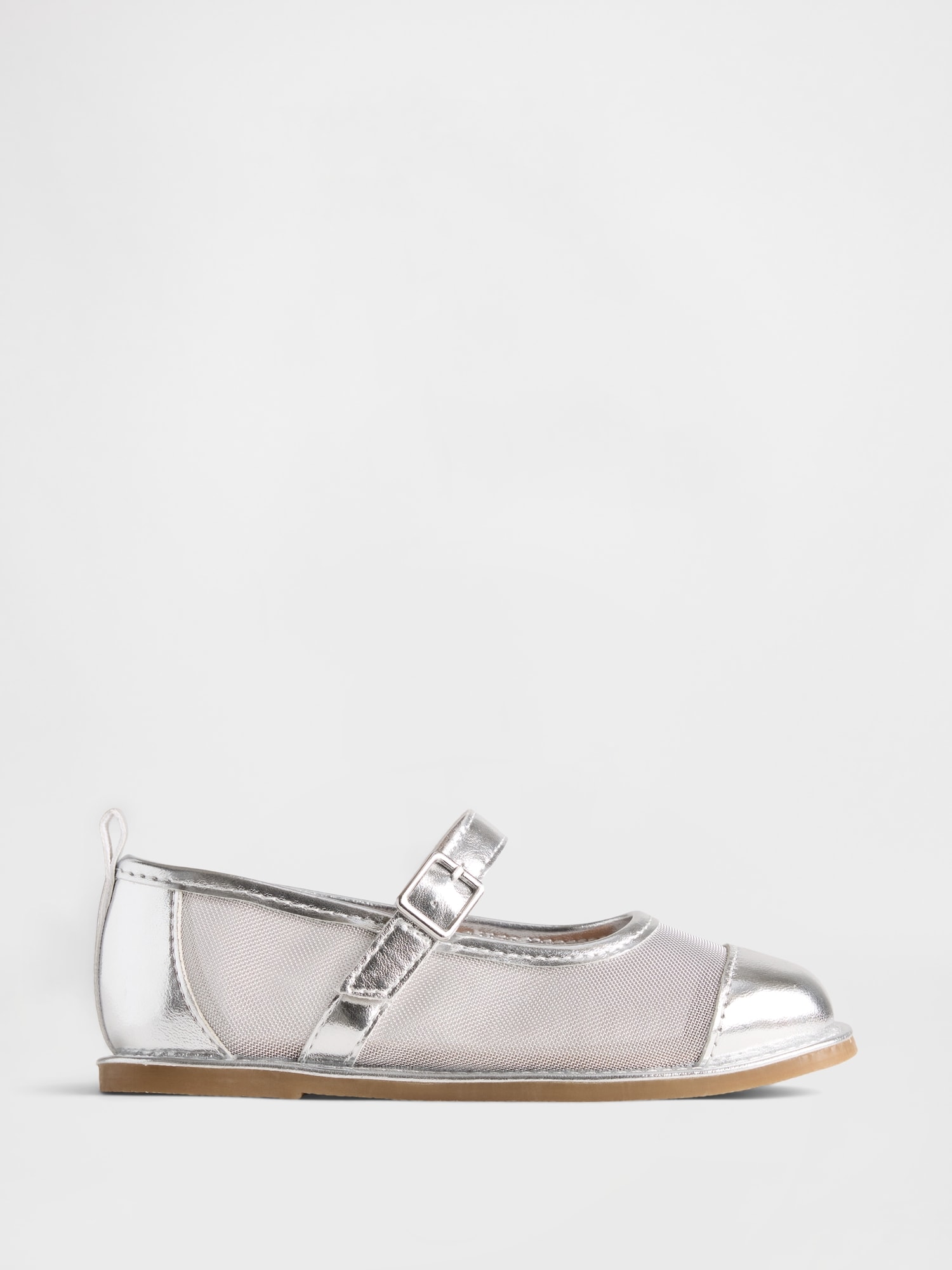 BALLERINES CHARLES IX EN MAILLE MÉTALLISÉE POUR TOUT-PETIT