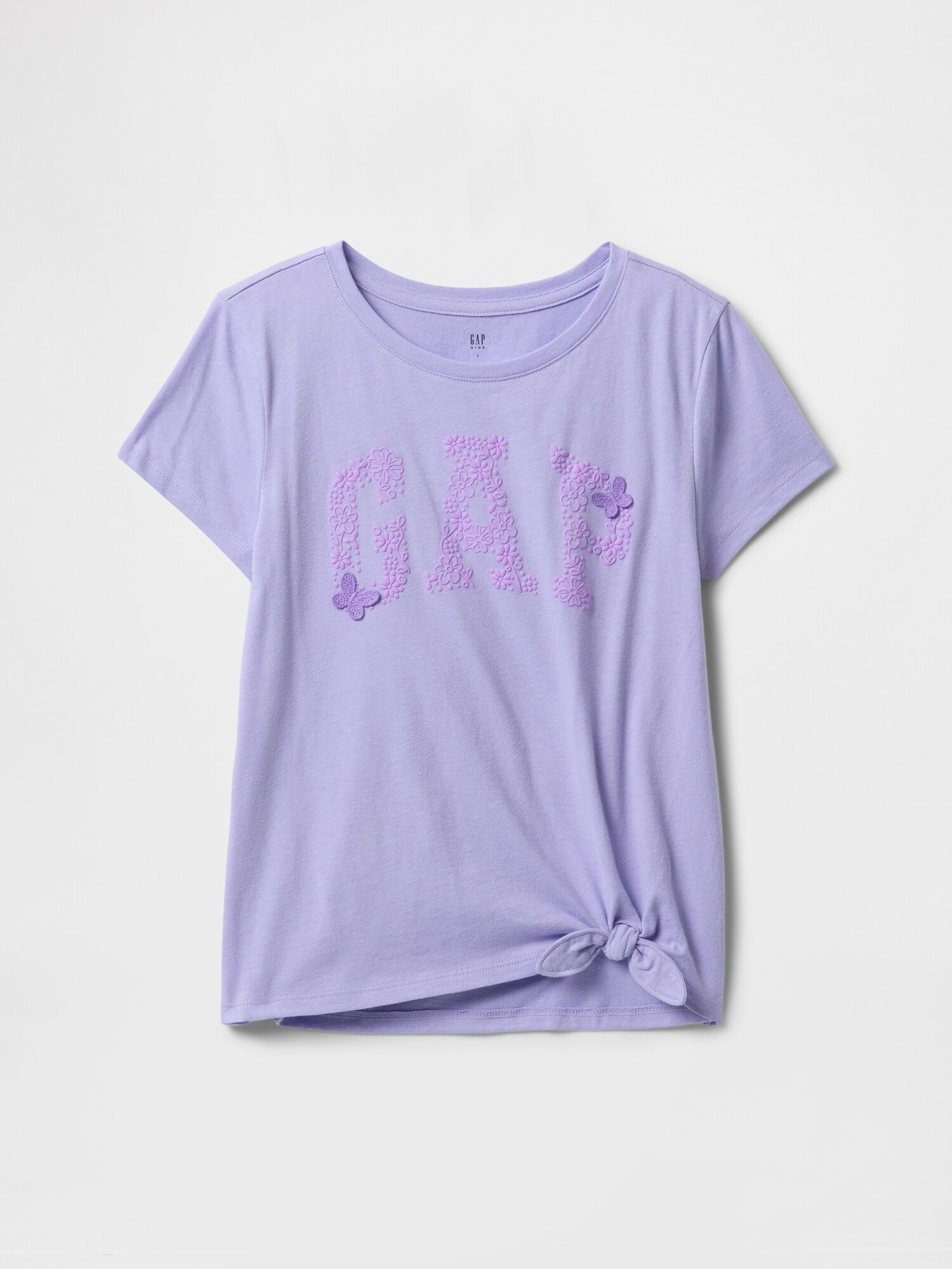 Gap フロントタイ GAPロゴTシャツ (キッズ)