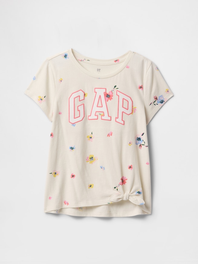 フロントタイ　GAPロゴTシャツ (キッズ)-0