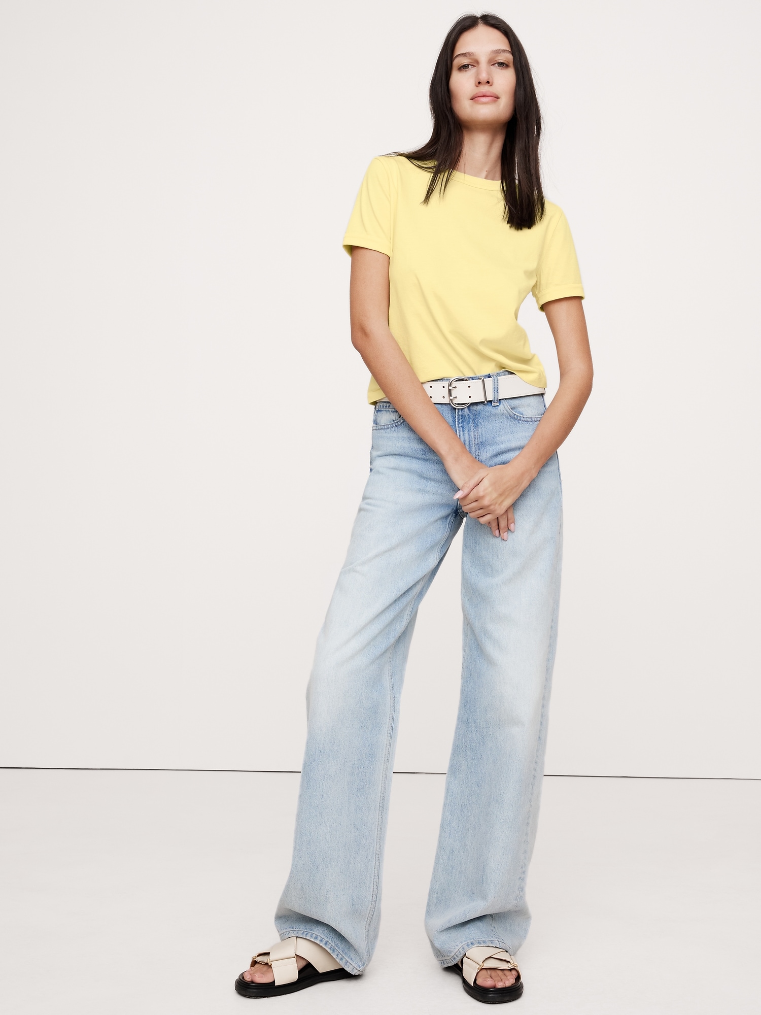 Slim Vintage Cotton Crew-Neck T-Shirt