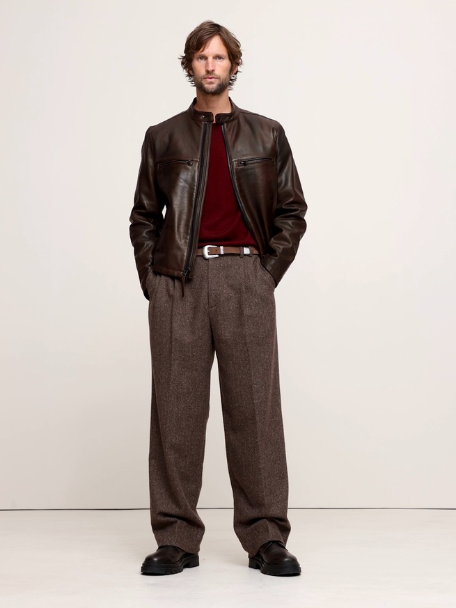 BANANA REPUBLIC公式オンラインストア | レザー バイカージャケット 