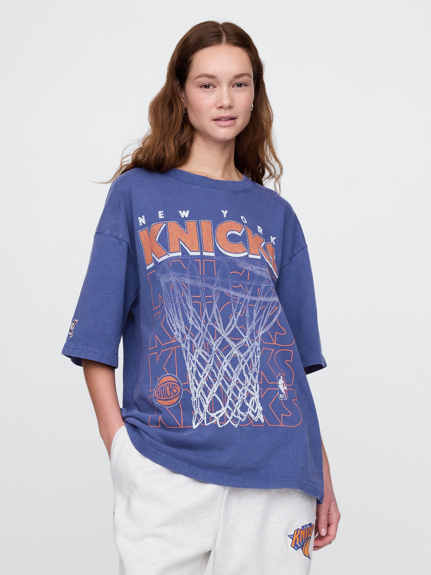 NBA ニューヨーク ニックス グラフィックTシャツ-4