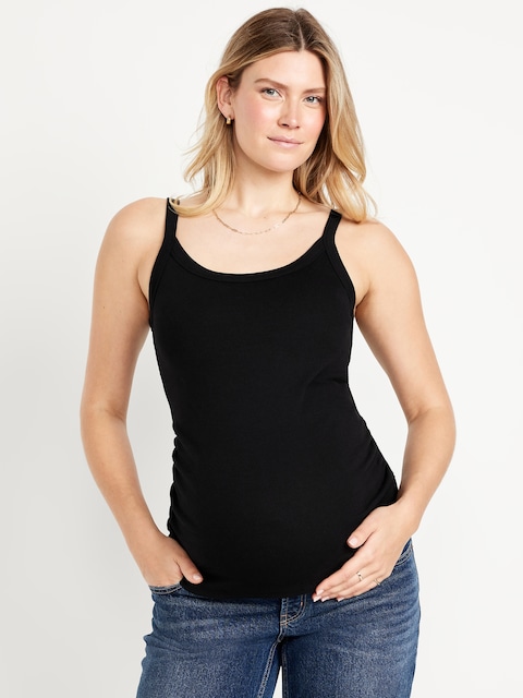 Maternity Ribbed Cami Tank Top