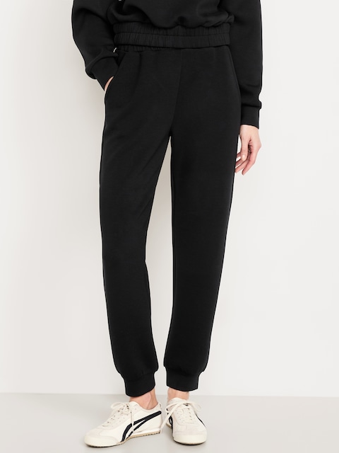 High-Waisted Bounce Fleece Jogger Sweatpants