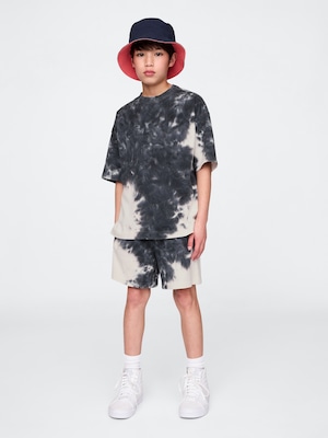 5インチ ウォッシュ加工 イージーショートパンツ (キッズ)