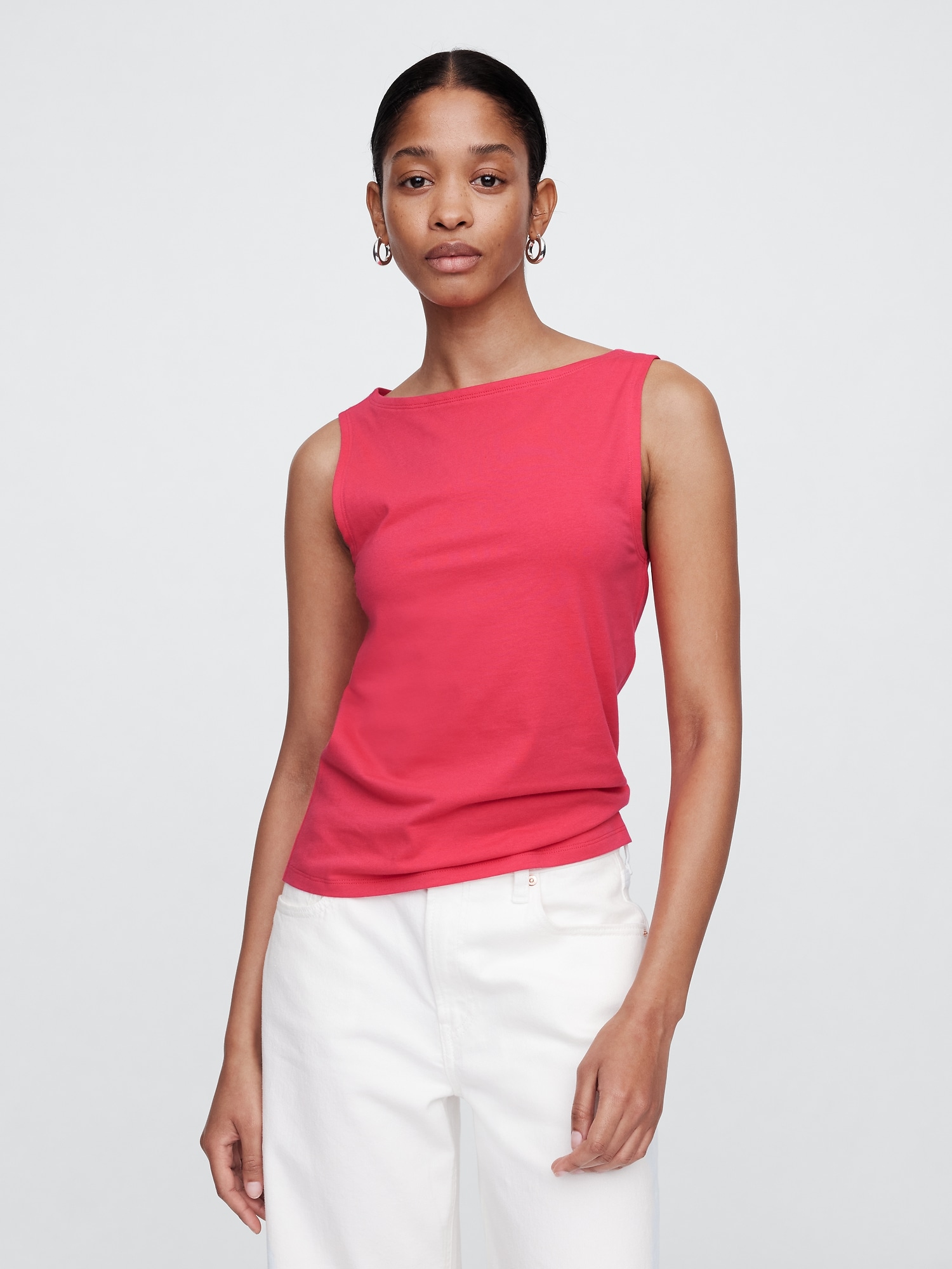 Boatneck Tank Top
