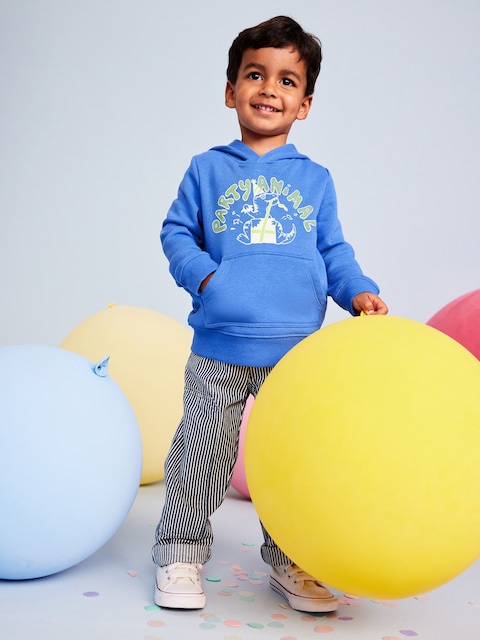 Birthday Graphic Pullover Hoodie for Toddler Boys