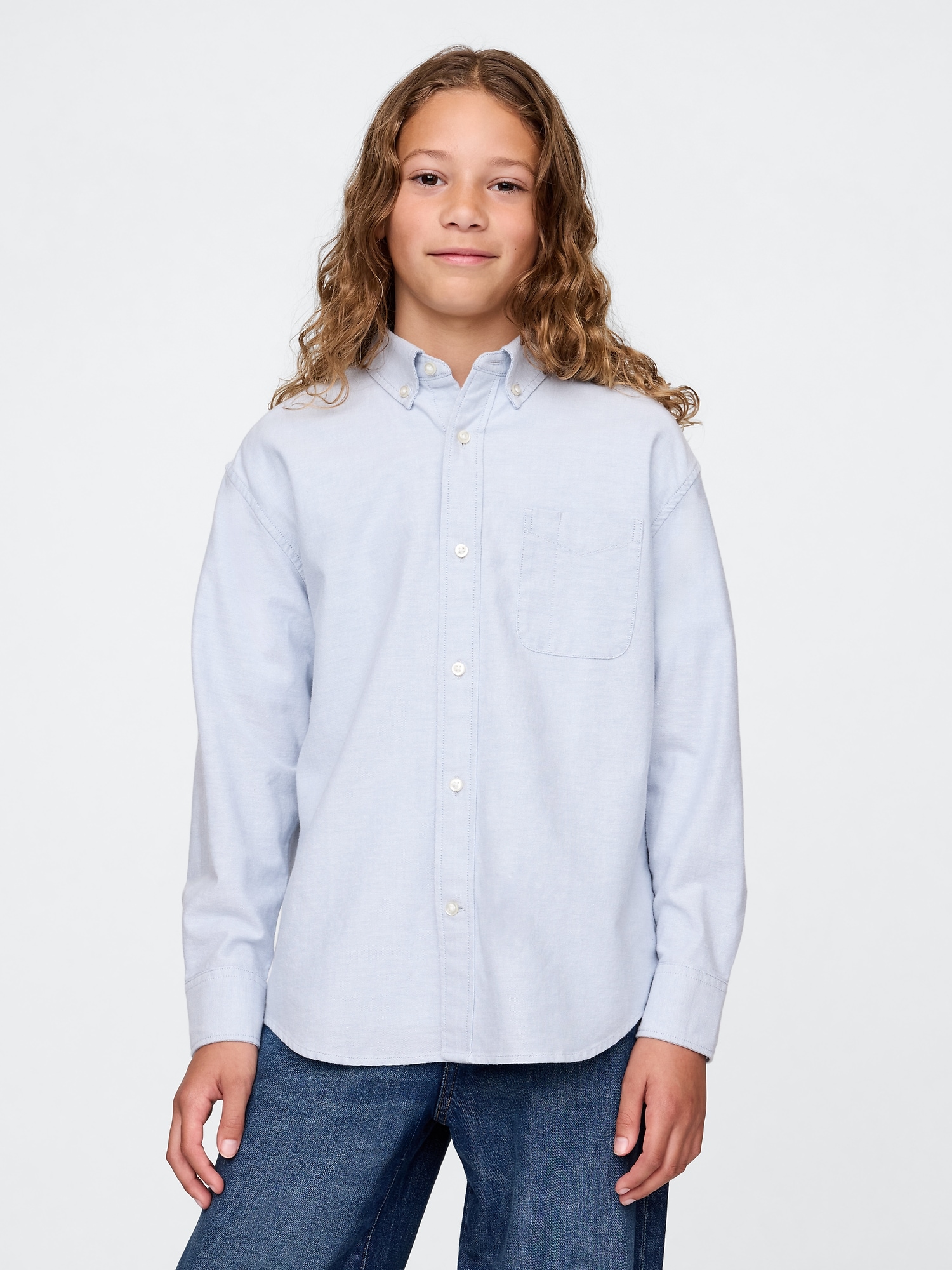 Kids Relaxed Oxford Shirt