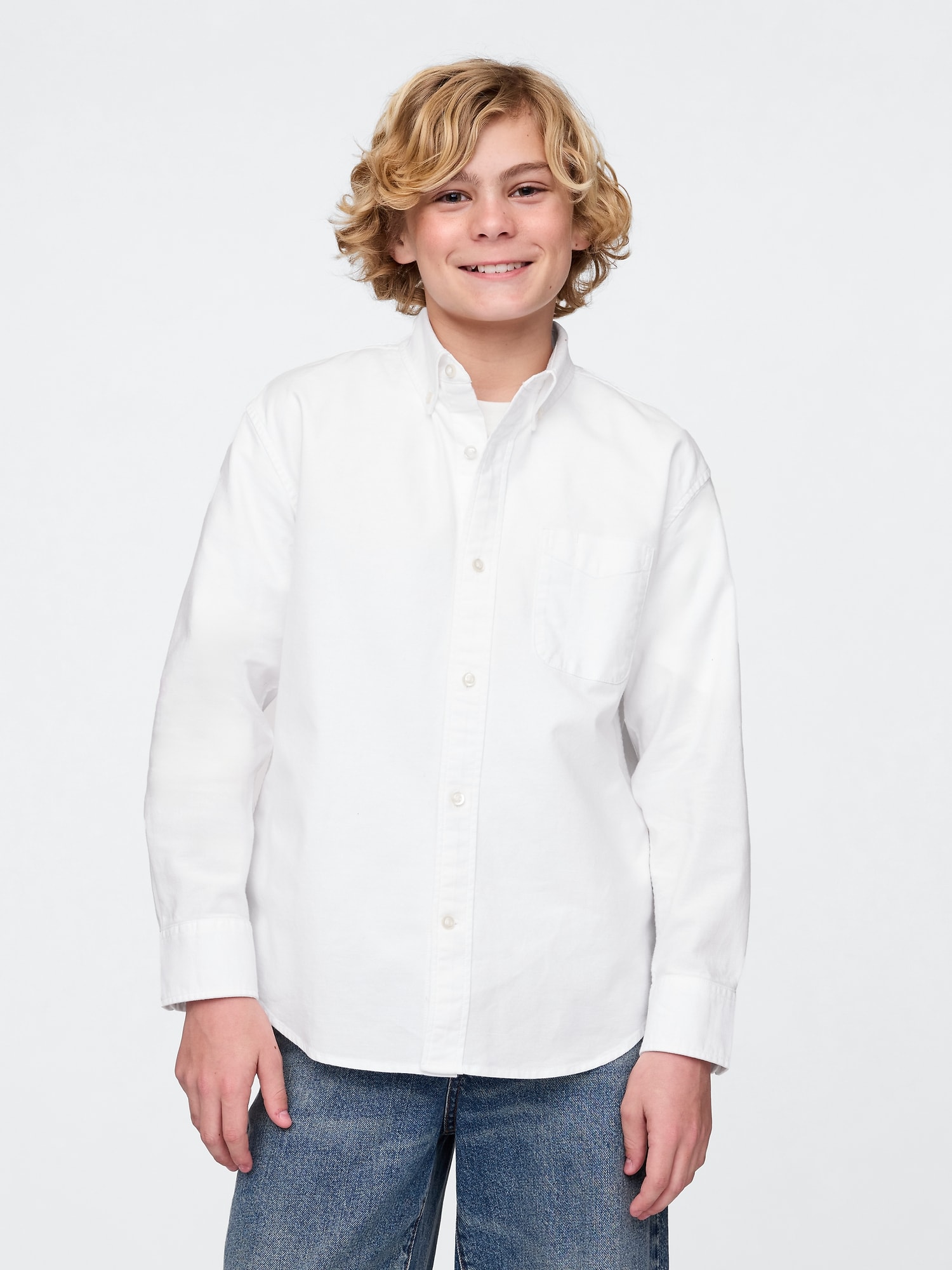 Kids Relaxed Oxford Shirt