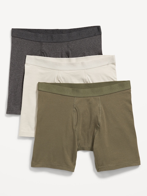 3-Pack Soft-Washed Boxer-Briefs -- 6.25-inch inseam