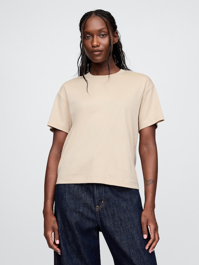 スーピマ® コットン リラックスTシャツ-0