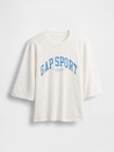 オーバーサイズ GAPグラフィック フレンチテリー クルーネックスウェット-4