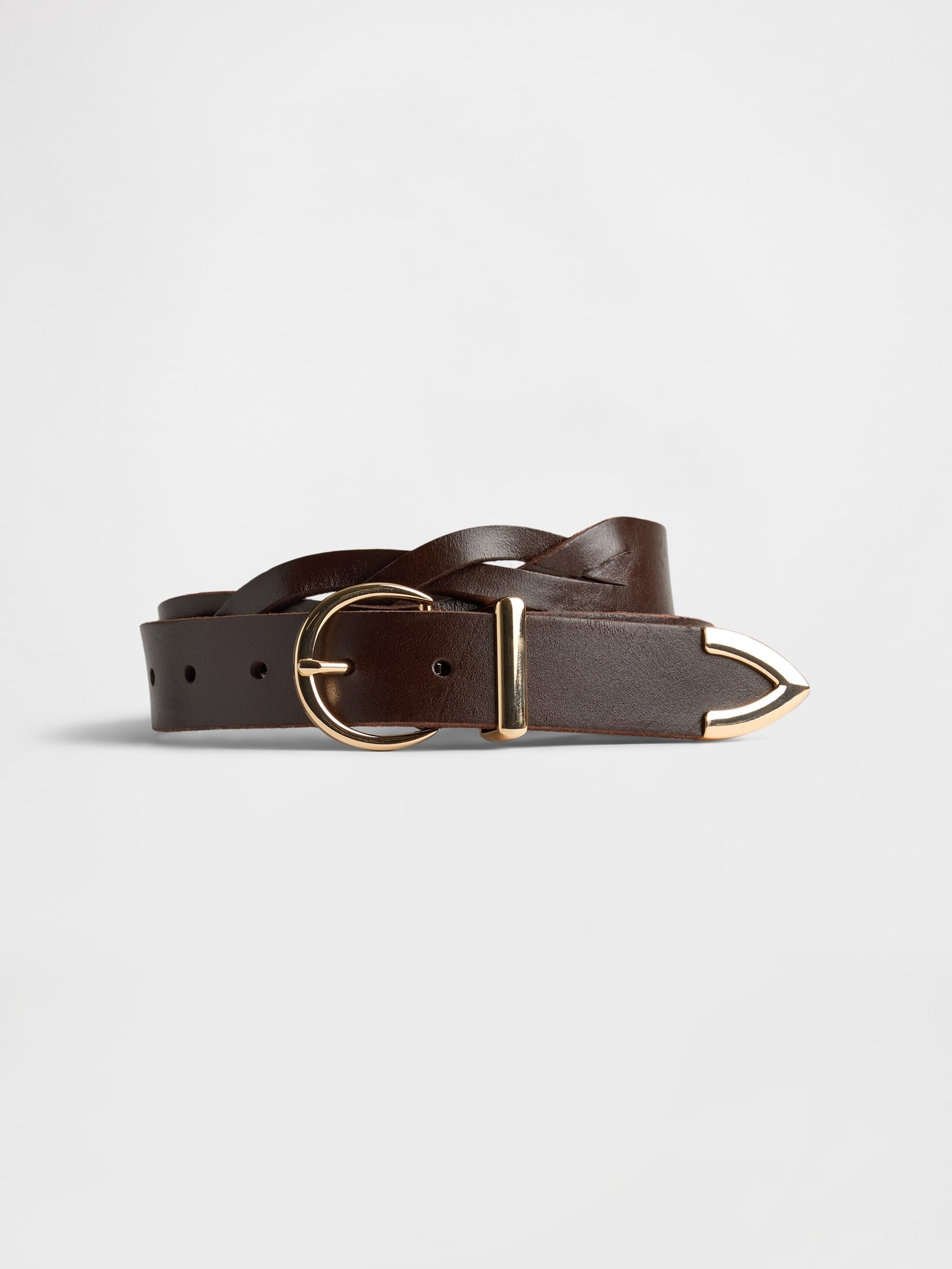 Braided Leather Belt