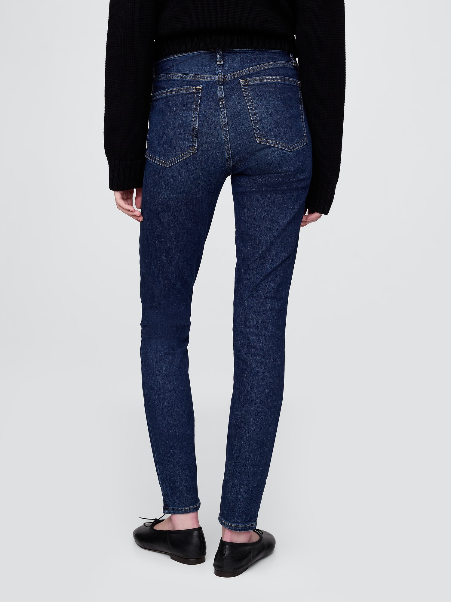 High Rise True Skinny Jeans