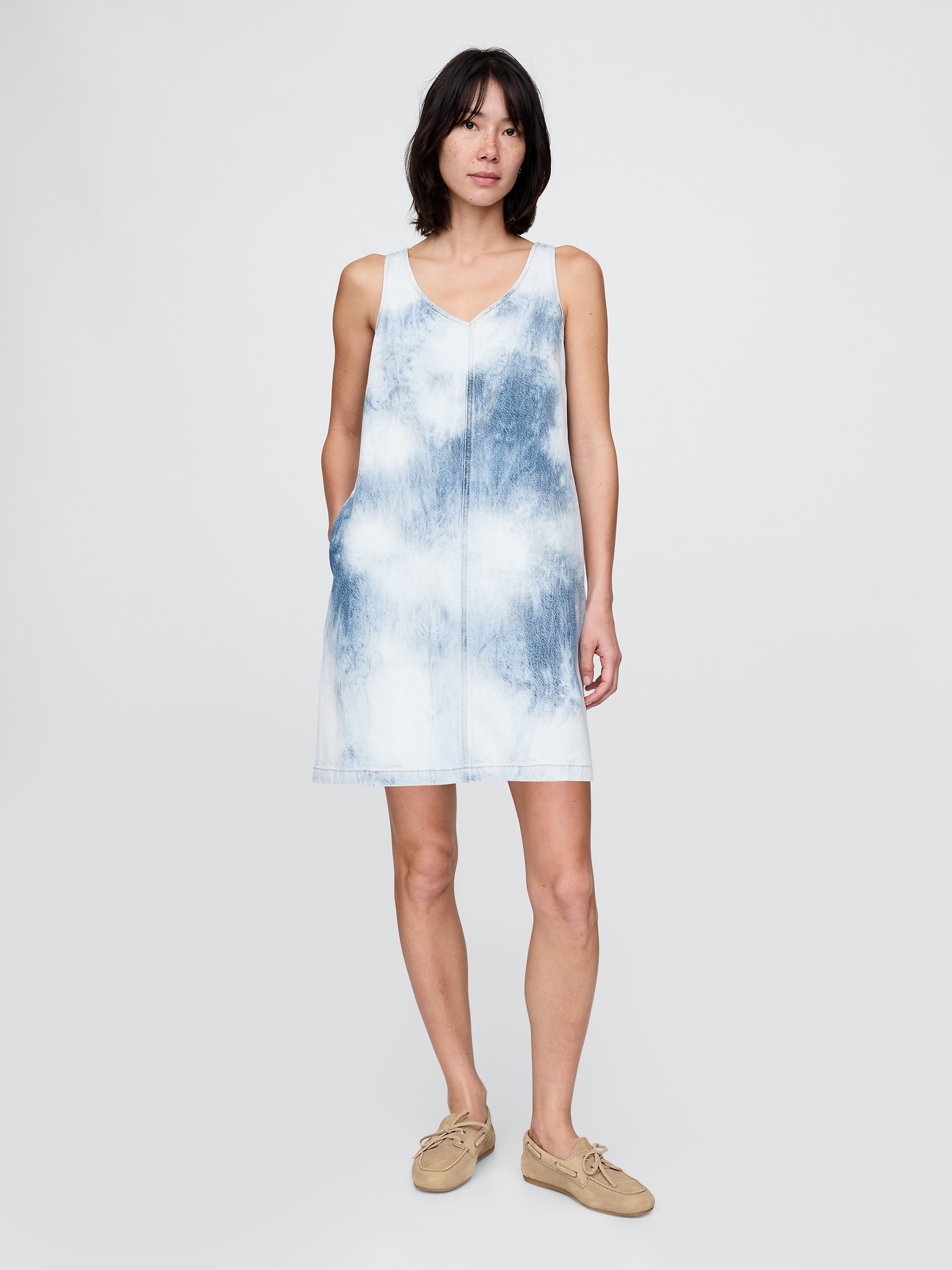 UltraSoft Denim Mini Dress