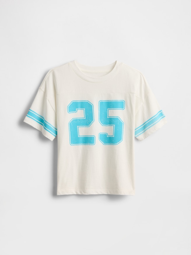バーシティスタイル ジャージー Tシャツ (キッズ)-1