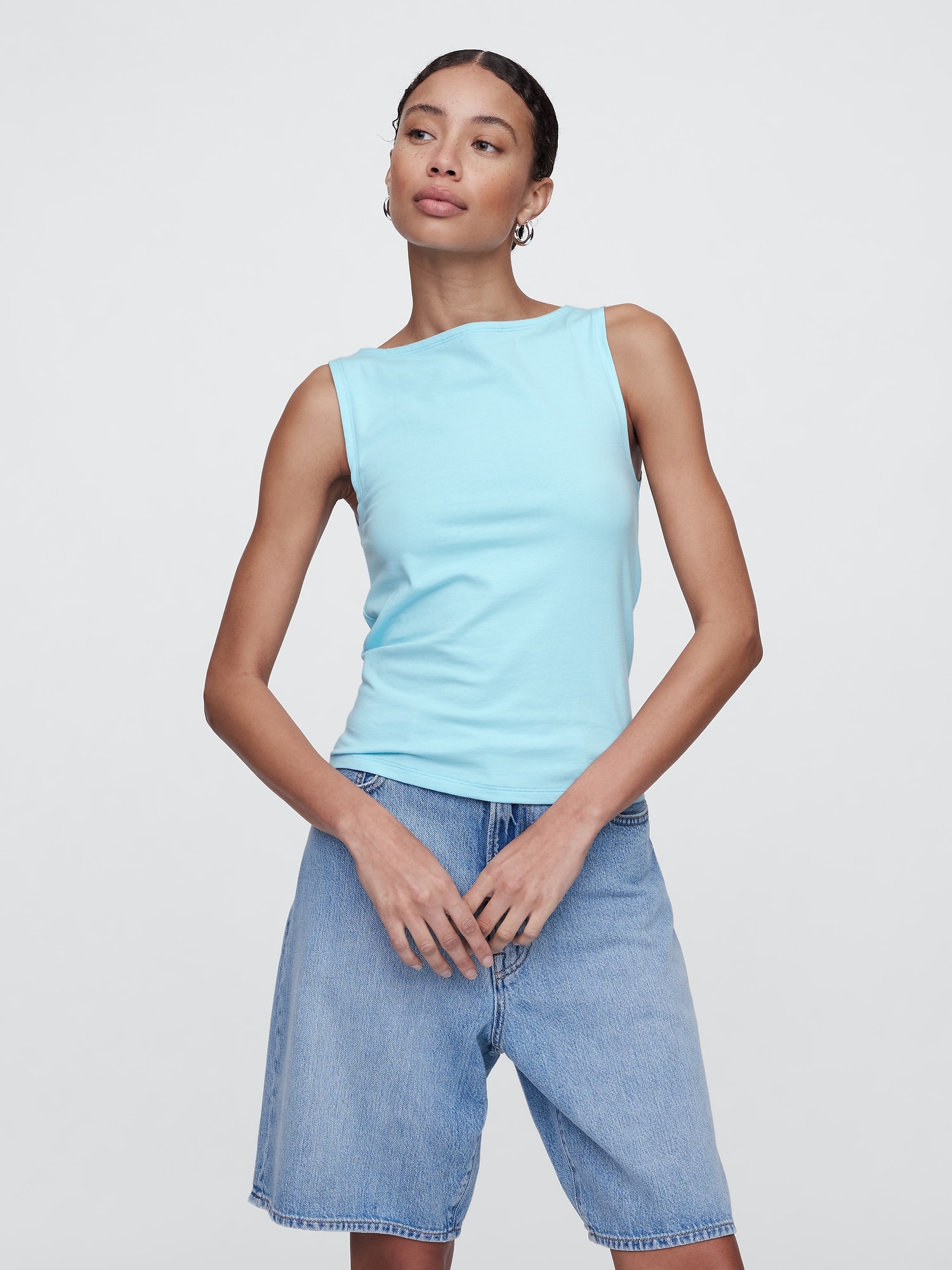 Boatneck Tank Top
