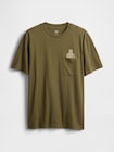 ポケット グラフィックTシャツ-4