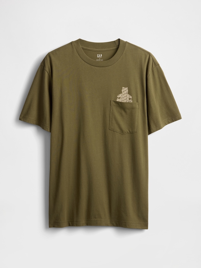 ポケット グラフィックTシャツ-4