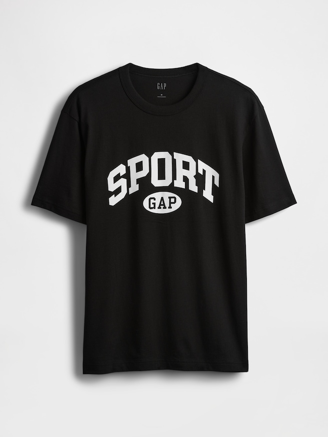 GAP SPORTロゴ リラックスTシャツ-4
