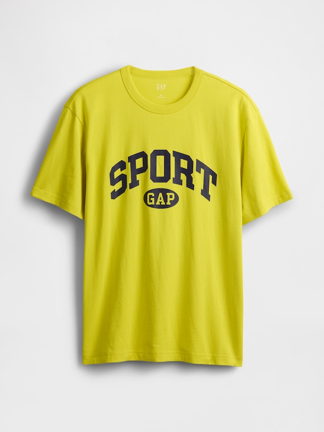 GAP SPORTロゴ リラックスTシャツ-4