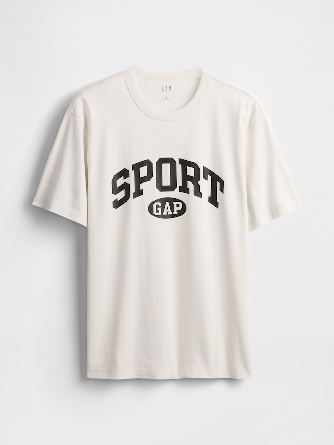 GAP SPORTロゴ リラックスTシャツ-4