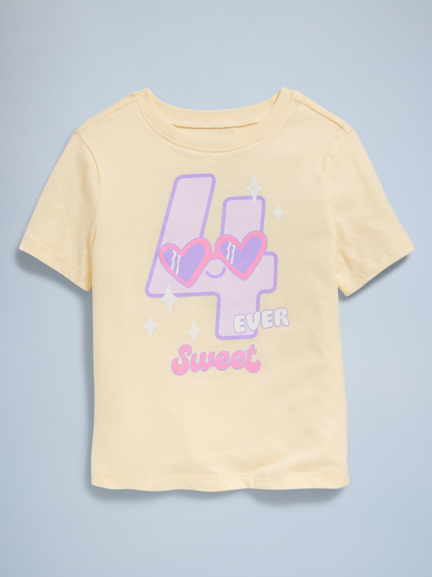 Birthday Graphic T-Shirt for Toddler Girls