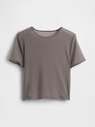 メッシュ クロップドTシャツ-4