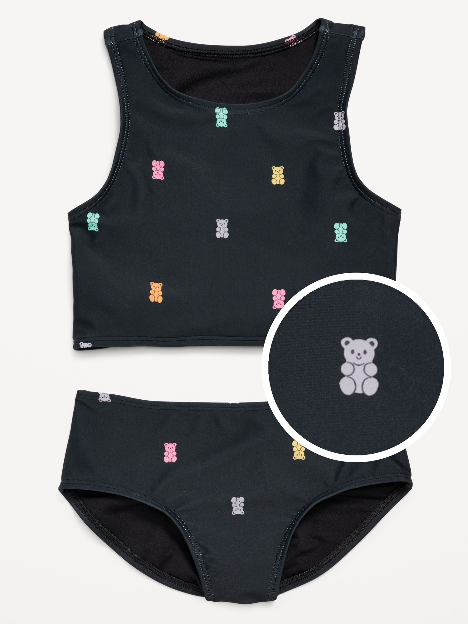 Printed Tankini Swim Set for Girls