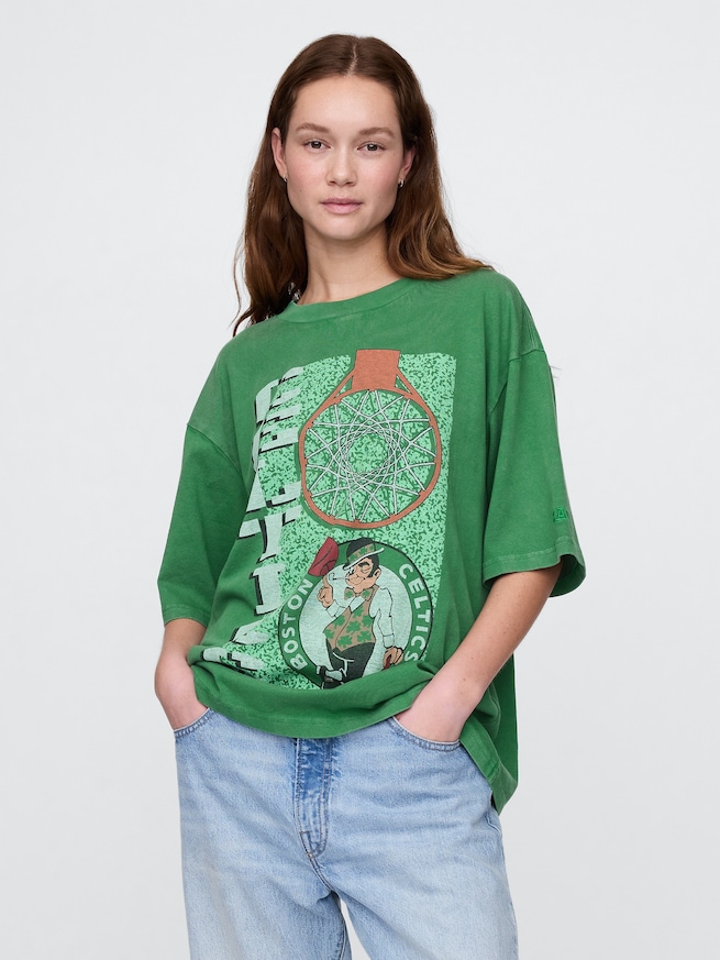 NBA ボストン セルティックス グラフィックTシャツ-4