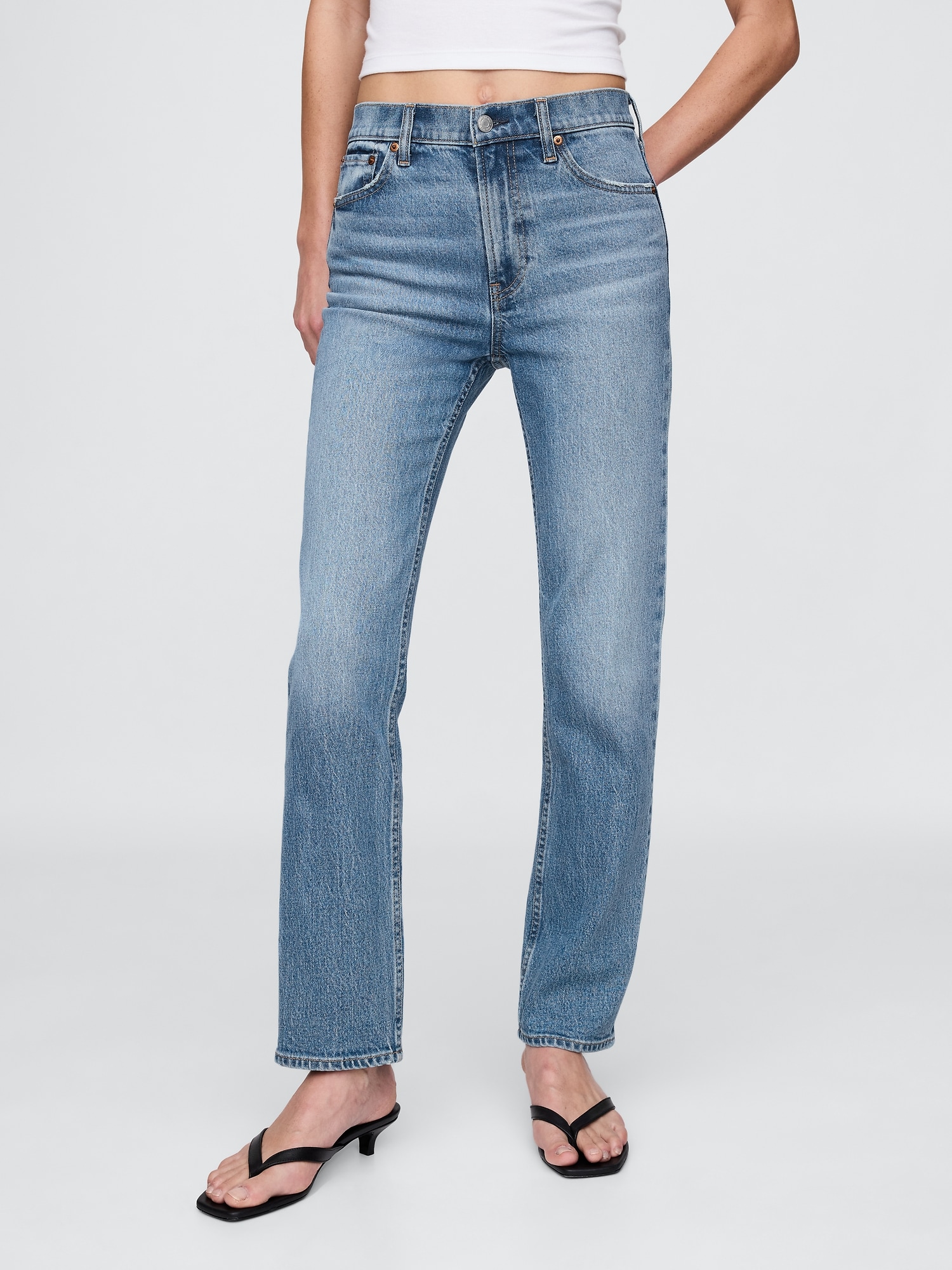 High Rise ’90s Slim Straight Jeans