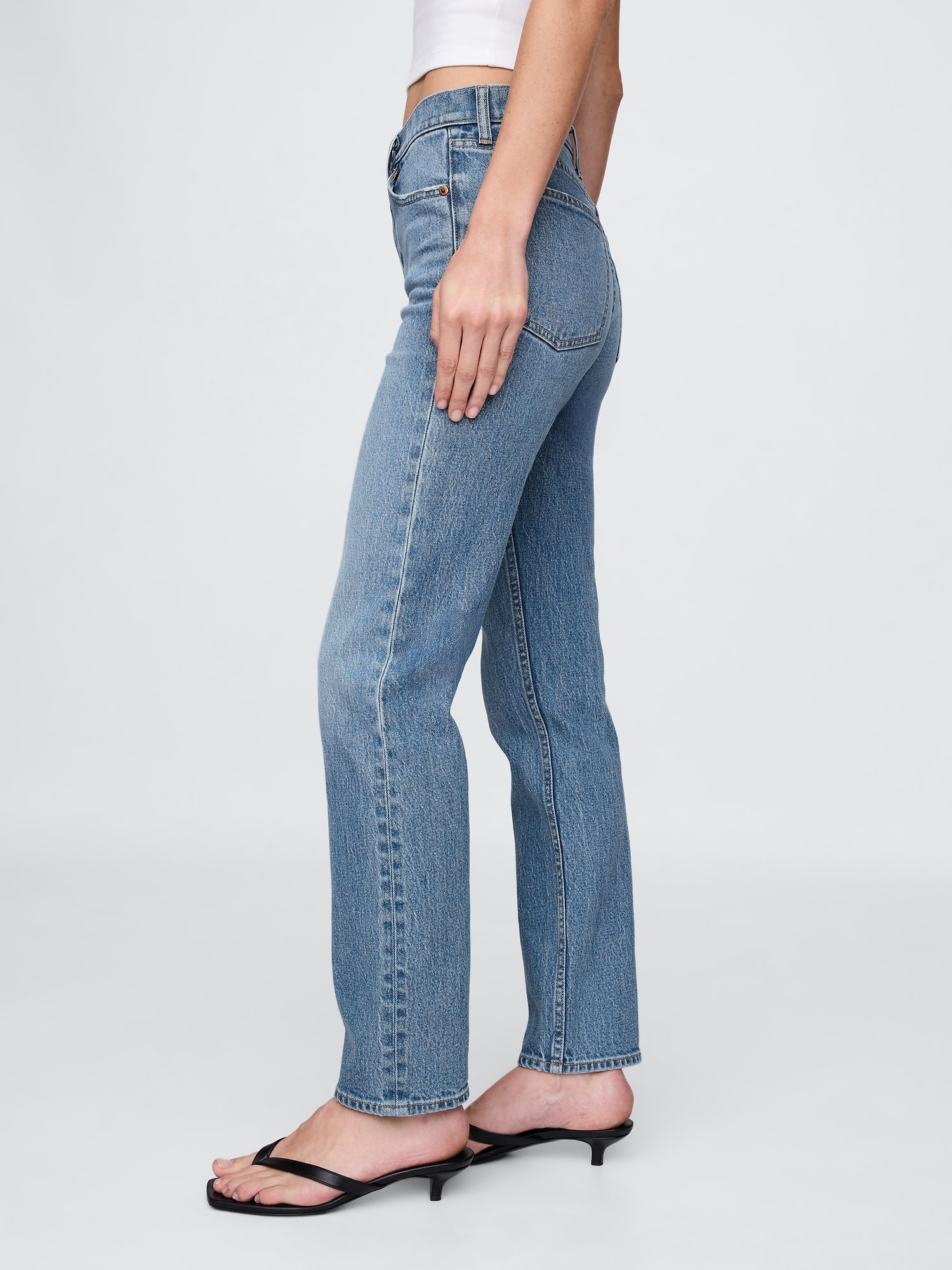 High Rise ’90s Slim Straight Jeans