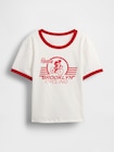 コットンジャージー グラフィック シュランケンTシャツ-4