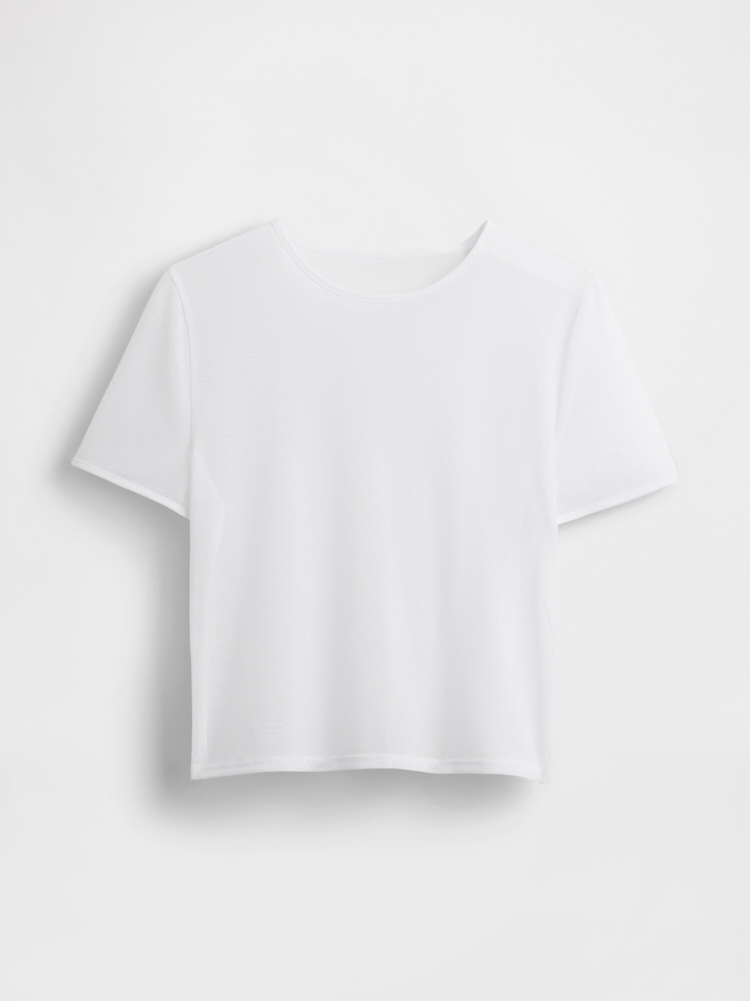 メッシュ クロップドTシャツ-4
